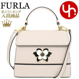 FURLA Lino Handbag Mughetto Leather Top Handle Bag Crossbody Travel